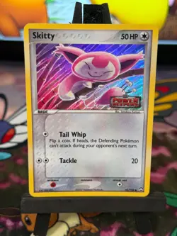 Skitty 62/108 Power Keepers Stamped Reverse Holo Cute Komiya Pokemon Gradeable! - Image 1