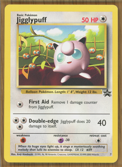 Jigglypuff - #7 ~ 2000 WOTC Black Star Promo ~ NM/Mint!! - Image 1