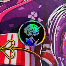 Pokemon TCG Gardevoir Shiny Silver Holo MEGA EVOLUTION Mini Coin - Image 1