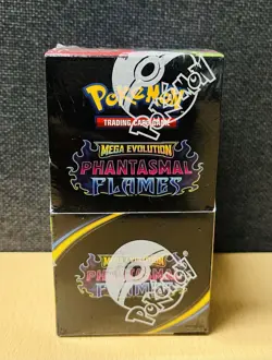 Pokemon TCG PHANTASMAL FLAMES Half Booster Box SEALED & NEW BOX - IN HAND - Image 1