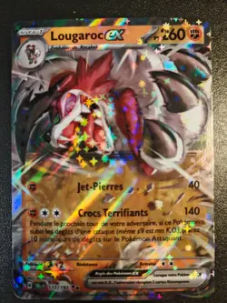 Carte Pokemon Lougaroc EX 117/193 EV02 Evolution a Paldea FR NEUF - Image 1