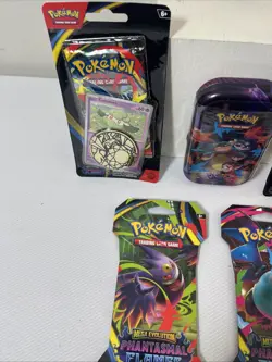 Pokemon TCG Variety Lot of 6 Items as Pictured Phantasmal Flames All New Sealed - Image 5
