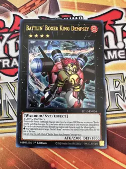 Battling Boxer King Dempsey LD10-EN036 Ultra Rare NM 1st Edition Yugioh - Image 1