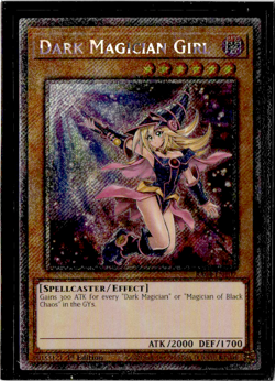 Dark Magician Girl (7th Art) - RA04-EN107 - Platinum Secret Rare - 1st Ed - Image 1