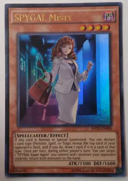 Yugioh SPYGAL Misty RATE-EN086 Ultra Rare 1st Edition Near Mint - Image 1