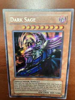 Dark Sage DOD-002 | Glossy Prismatic Secret Rare | NM Yu-Gi-Oh! Grade Potential - Image 1