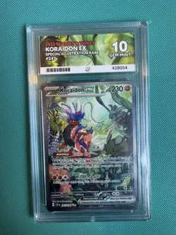 Koraidon EX 247/198 Scarlet Violet Base Pokemon Card Ace Gem Mint 10 - Image 1
