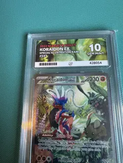 Koraidon EX 247/198 Scarlet Violet Base Pokemon Card Ace Gem Mint 10 - Image 2