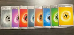 Pokemon 48 Card Bulk Basic Energy Lot - 8 Energy Types - Image 2
