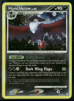 Pokemon Card Honchkrow 10/123 Mysterious Treasures Cosmos Rare Holo NM/LP - Image 1
