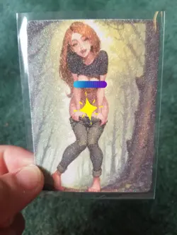 KIM POSSIBLE RAINBOW FROSTED FOIL WAIFU ANIME CARD - Image 2