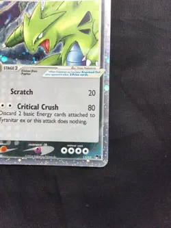 Pokemon Cards: POP Series 1 Rare Holo: Tyranitar EX 17/17 - Image 5