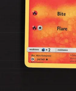 Litten 24/149 Sun & Moon Cosmos Holo Rare Pokemon Card LP - Image 5