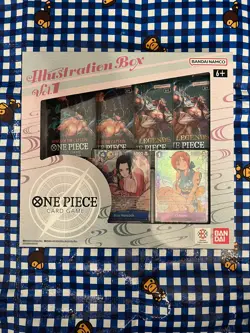 Bandai One Piece Trading Card Game - Illustration Box Volume 1-4 New/Sealed - Image 3