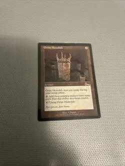 Magic the Gathering Grim Monolith Card Urza's Legacy HP - Image 1