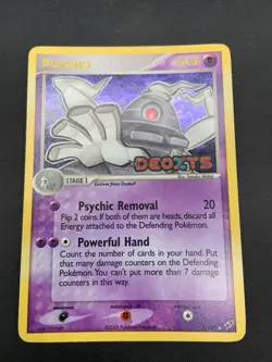 Pokemon TCG Dusclops EX Deoxys 7/107 Reverse Holo Rare Stamped Card - Image 1