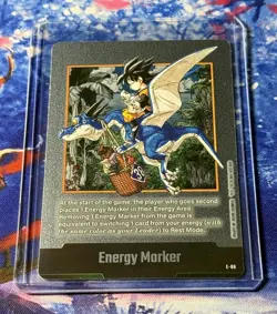Energy Marker E-86 Silver Manga Booster 02 Dragon Ball Card English - Image 1