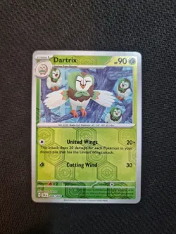 Dartrix - 004/064 - Reverse Holo - Common - Shrouded Fable - Pokemon Card - NM - Image 1