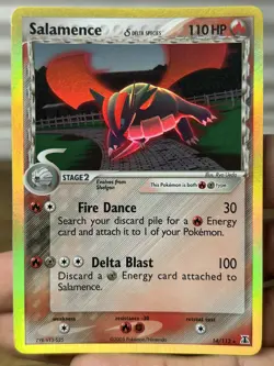 Pokemon TCG Salamence EX Delta Species Holo Rare Card 14/113 - NM/LP - Image 3