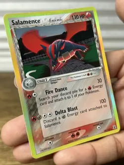Pokemon TCG Salamence EX Delta Species Holo Rare Card 14/113 - NM/LP - Image 5