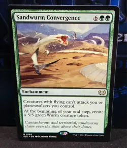 magic the gathering - Sandwurm Convergence - Enchantment - Rare - Green - Image 1