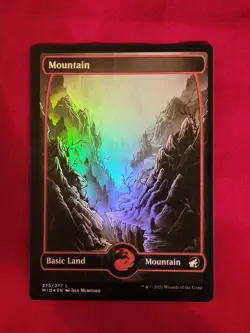 Mountain (275) *FOIL* Innistrad: Midnight Hunt NM MTG - Image 1