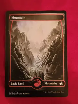 Mountain (275) *FOIL* Innistrad: Midnight Hunt NM MTG - Image 3