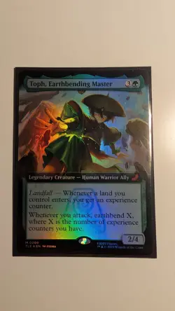 MTG Toph, Earthbending Master ATLA: Eternal M 0209 (Extended Art, Foil) - Image 1