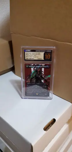 Sephiroth Borderless Surge Foil 0527 Final Fantasy MTG Pristine 10 CGC BGS PSA - Image 4