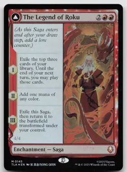The Legend of Roku M Foil Avatar: The Last Airbender 145 NM - Image 1