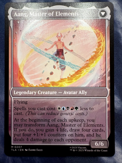 Near Mint, Avatar Aang. Avatar: The Last Airbender MTG - Image 2