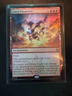 MTG Avatar M Fated Firepower #0132 FOIL - Image 1