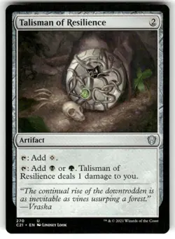 Talisman of Resilience Commander 2021 C21 NM MAGIC MTG - Image 1