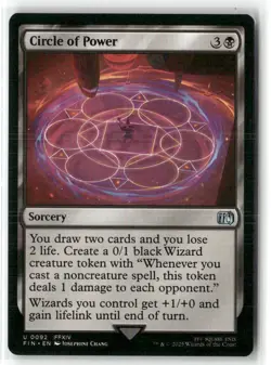 Circle Of Power MTG Final Fantasy NM Magic - Image 1