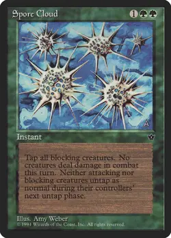 Spore Cloud (Weber) - Fallen Empires (FEM) - MTG Rare English Non Foil - Image 1