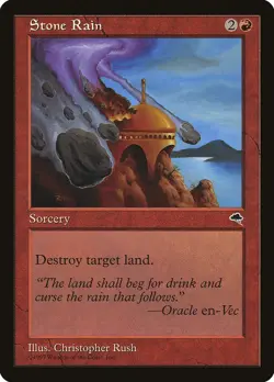 Stone Rain - Tempest - MTG Rare English Non Foil - Image 1