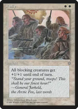 Rally - Ice Age (ICE) - MTG Rare English Non Foil - Image 1