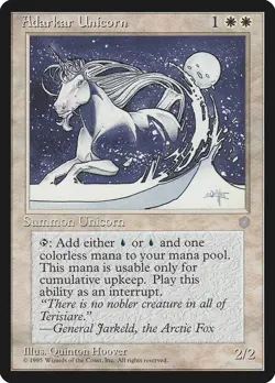 Adarkar Unicorn - Ice Age (ICE) - MTG Rare English Non Foil - Image 1