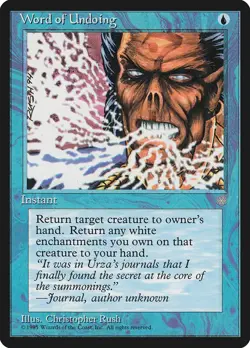 Word of Undoing - Ice Age (ICE) - MTG Rare English Non Foil - Image 1