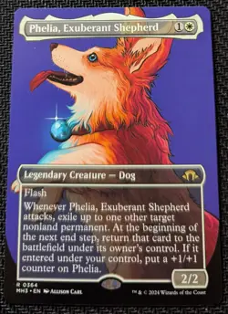 MTG Modern Horizons 3 Phelia, Exuberant Shepherd (Borderless) NM/M Pack Fresh - Image 1