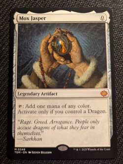 MTG Tarkir: Dragonstorm Mox Jasper MYTHIC M/NM Pack Fresh - Image 1