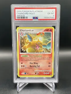 PSA 6 Charizard 1/99 Pokemon Arceus (2009) Holo Rare Vintage Card Pokemon TCG - Image 1