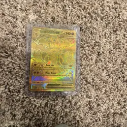 Pokemon Tcg Hyper Rare Mega Evolution Gold Mega Lucario Ex 188/132 Mint Card - Image 1