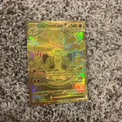 Pokemon Tcg Hyper Rare Mega Evolution Gold Mega Lucario Ex 188/132 Mint Card - Image 2