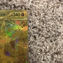Pokemon Tcg Hyper Rare Mega Evolution Gold Mega Lucario Ex 188/132 Mint Card - Image 4