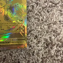 Pokemon Tcg Hyper Rare Mega Evolution Gold Mega Lucario Ex 188/132 Mint Card - Image 5
