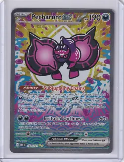 Pokemon Prismatic Evolutions Pecharunt ex 163/131 Scarlet and Violet PACK FRESH - Image 1