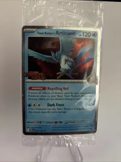 Team Rocket's Articuno 051/182 Pokemon Destined Rivals Stamped Sealed Promo - Image 1