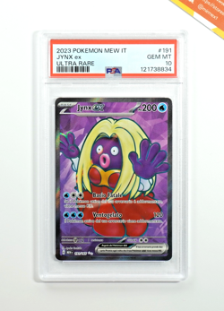 Pokemon PSA 10 Jynx Ex #191 Full Art MEW IT Ultra Rare 2023 Italiano - Image 1