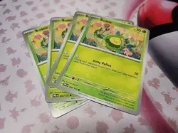 Pokemon TCG - 4x Playset Budew Non-Holo 004/131 - Prismatic Evolutions - Image 1